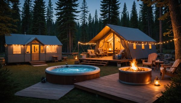 Camping avec jacuzzi privatif : pour des vacances bien-être inoubliables